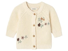 Lil Atelier birch blomsterbroderi strik cardigan